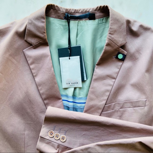 NWT Ted Baker CLIFORD Piece dyed cotton blazer XL - Picture 4 of 16